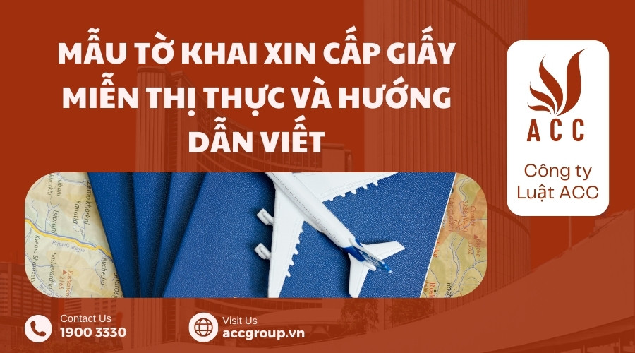 Mẫu tờ khai xin cấp giấy miễn thị thực và hướng dẫn viết