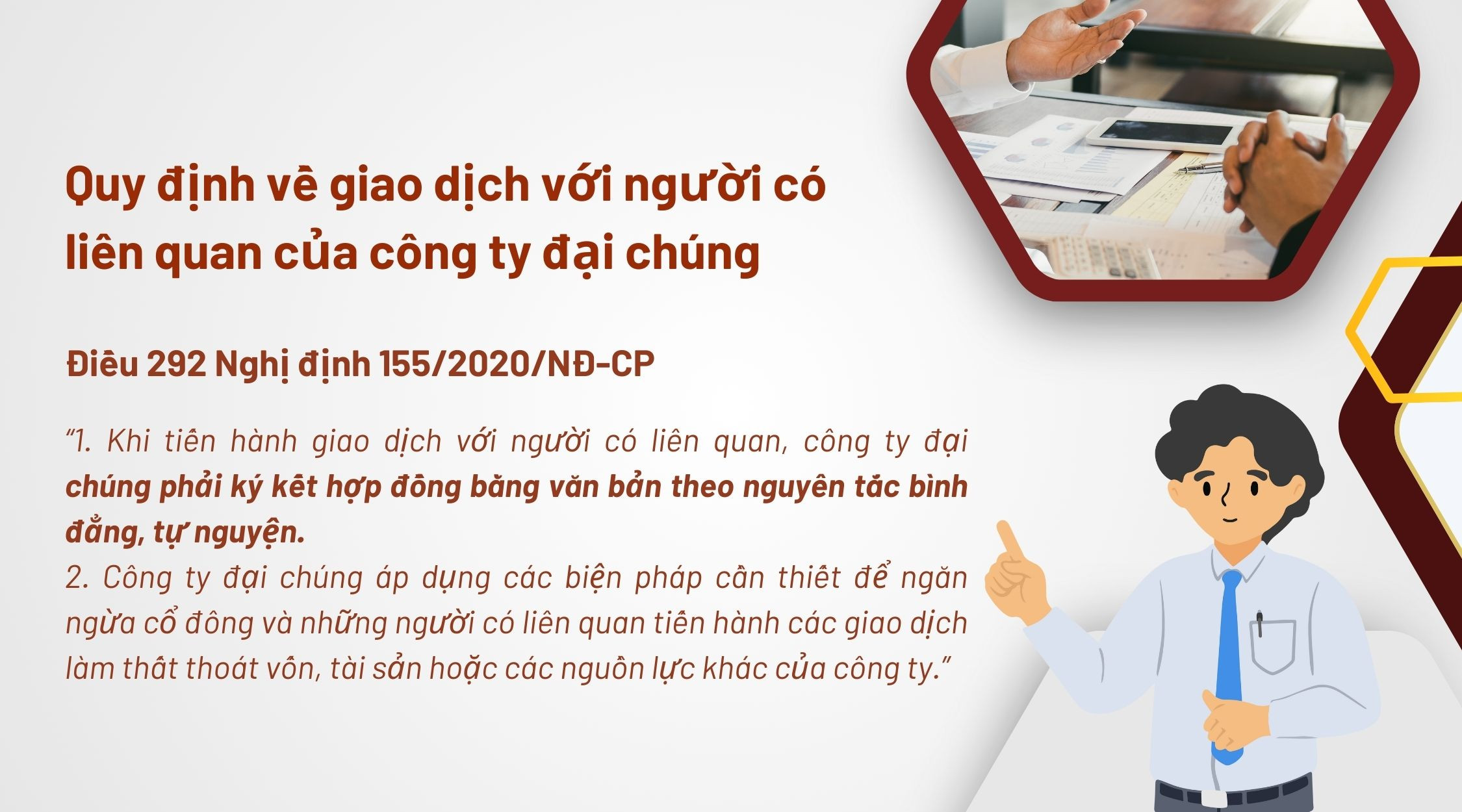 Quy định về giao dịch với người có liên quan của công ty đại chúng
