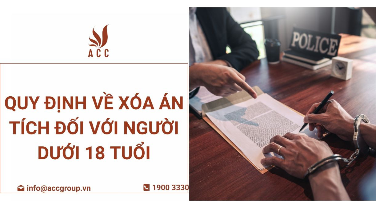 Quy định về xóa án tích đối với người dưới 18 tuổi