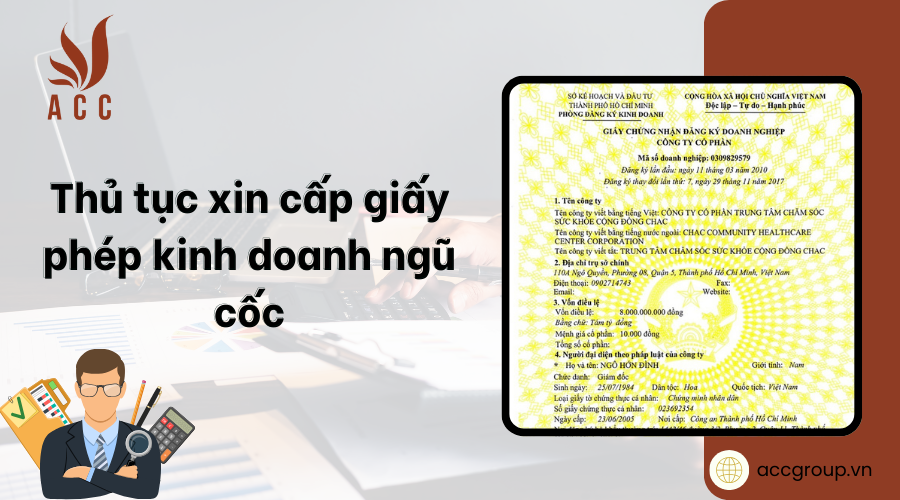 Thủ tục xin cấp giấy phép kinh doanh ngũ cốc