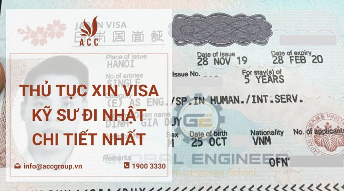 Thủ tục xin visa kỹ sư đi Nhật chi tiết nhất