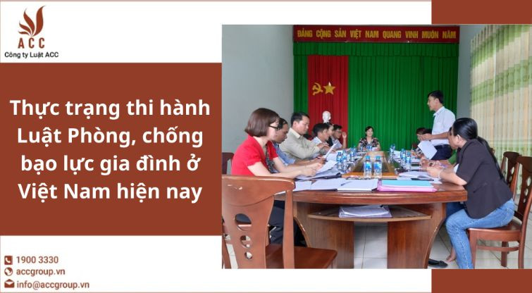 Thực trạng thi hành Luật Phòng, chống bạo lực gia đình ở Việt Nam hiện nay