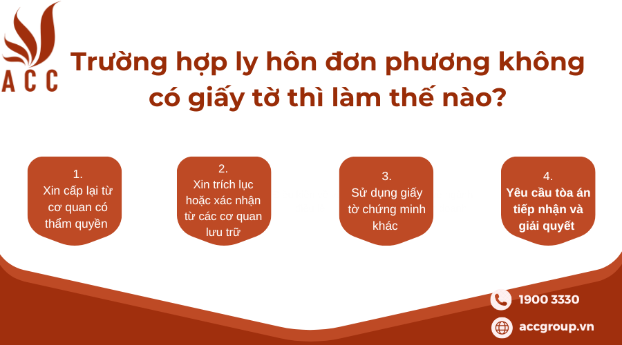 Trường hợp ly hôn đơn phương không có giấy tờ thì làm thế nào? 