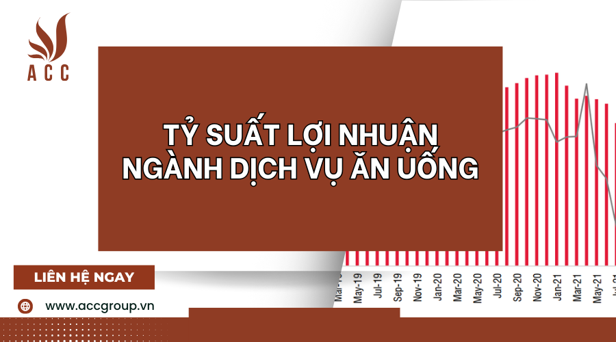 Tỷ suất lợi nhuận ngành dịch vụ ăn uống [Mới nhất]