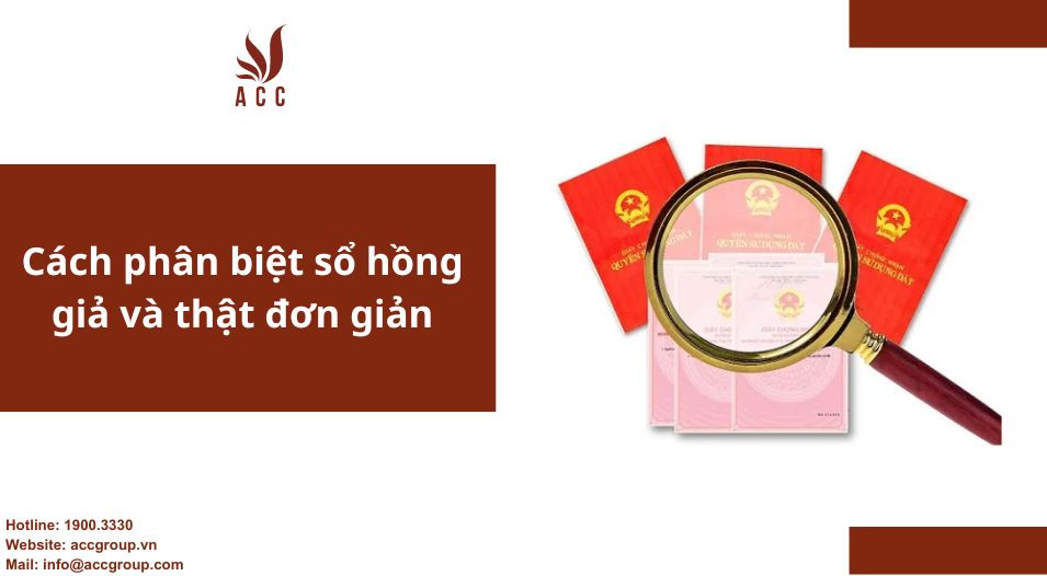 Cách phân biệt sổ hồng giả và thật đơn giản