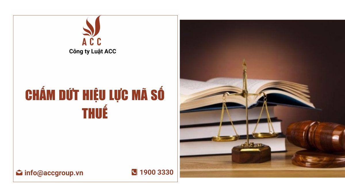 Chấm dứt hiệu lực mã số thuế
