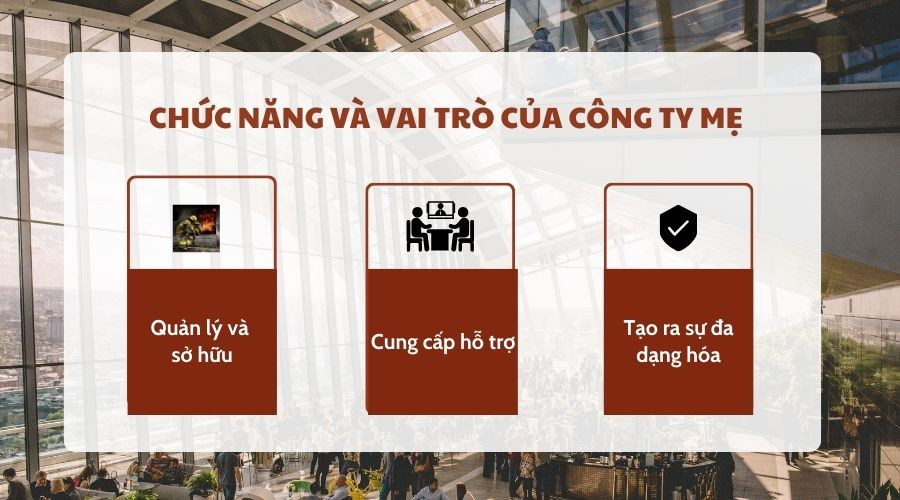 Chức năng và vai trò của công ty mẹ