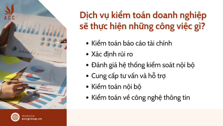 Dịch vụ kiểm toán doanh nghiệp sẽ thực hiện những công việc gì?