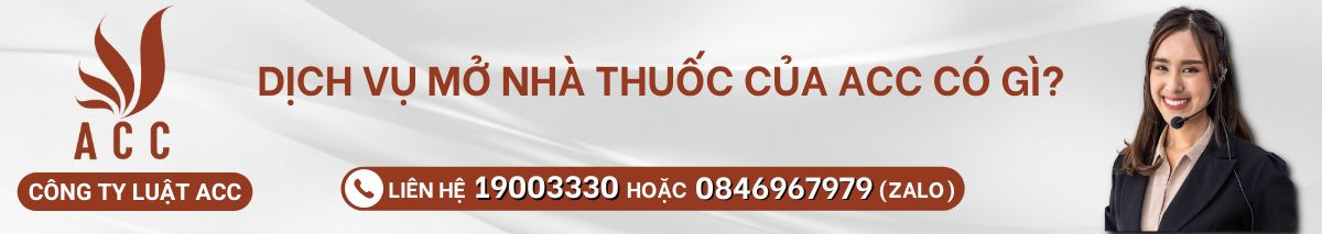 Dịch vụ mở nhà thuốc của ACC có gì?