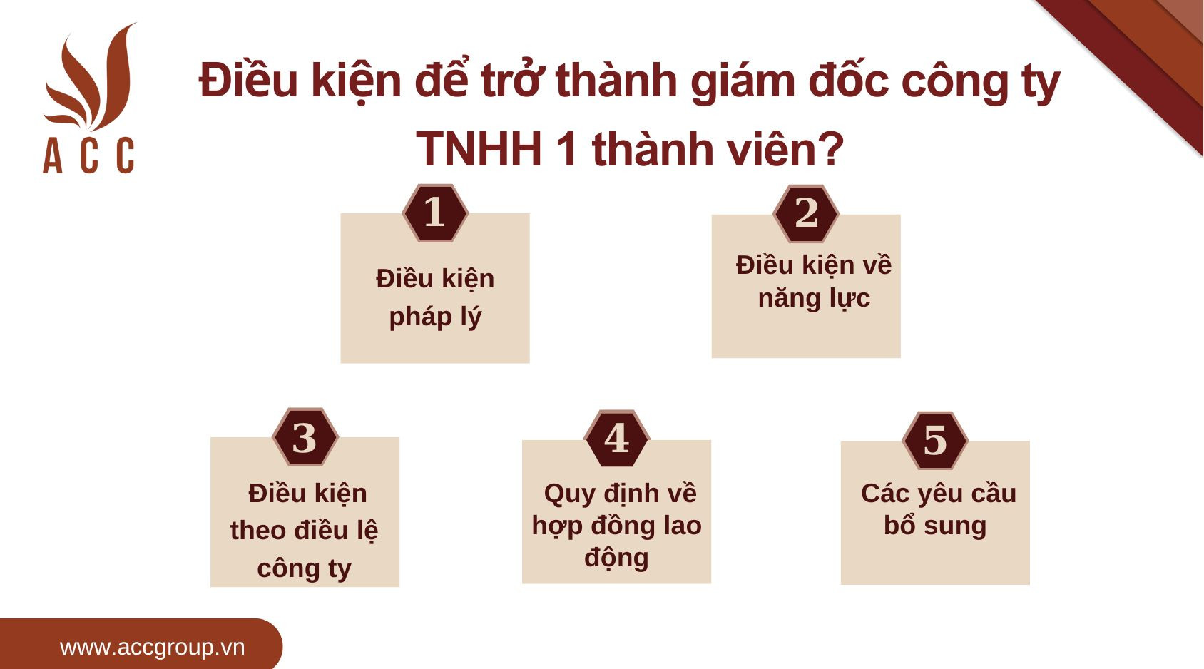 Điều kiện để trở thành giám đốc công ty TNHH 1 thành viên?