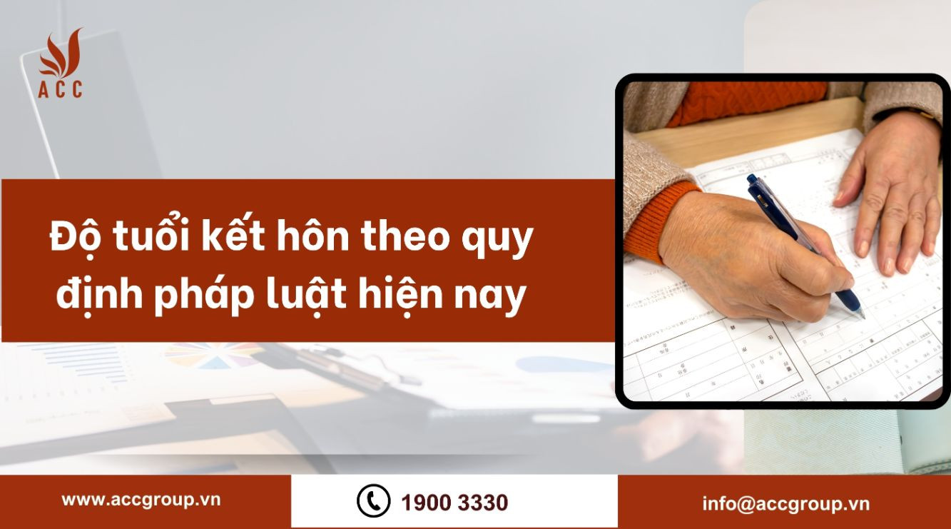 Độ tuổi kết hôn theo quy định pháp luật hiện nay