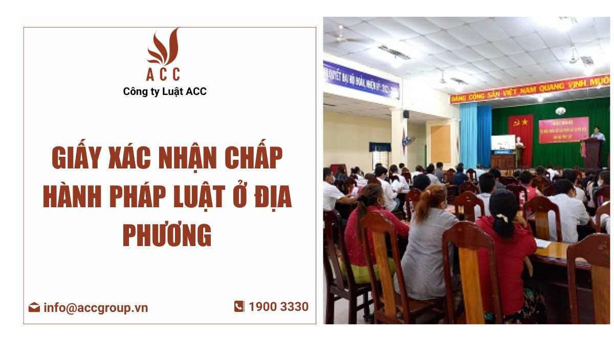 Giấy xác nhận chấp hành pháp luật ở địa phương