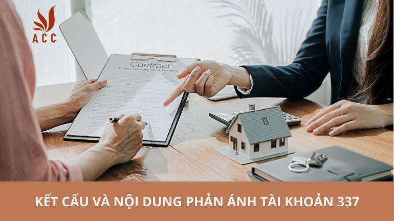 Kết cấu và nội dung phản ánh tài khoản 337