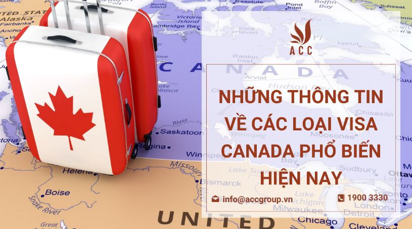 Những thông tin về các loại visa Canada phổ biến hiện nay