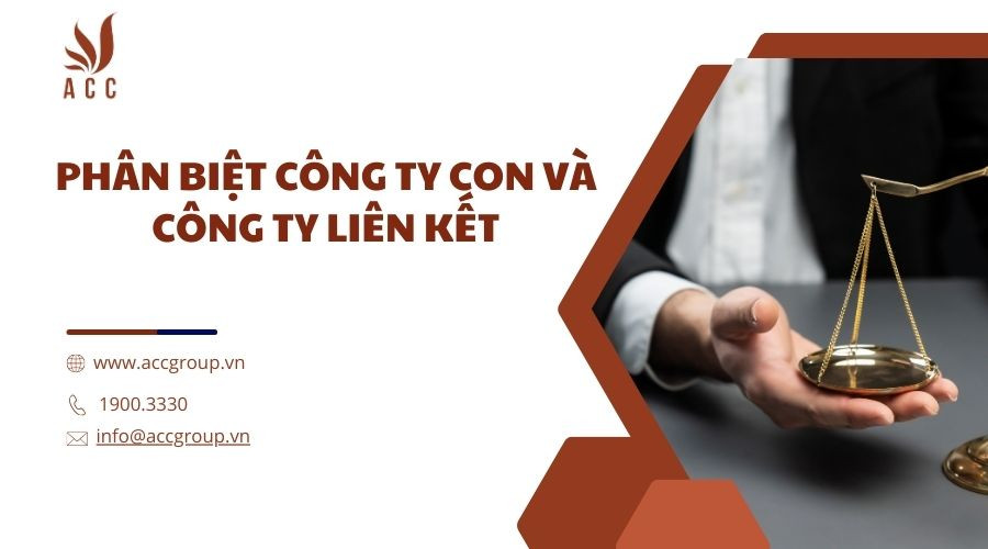 Phân biệt công ty con và công ty liên kết