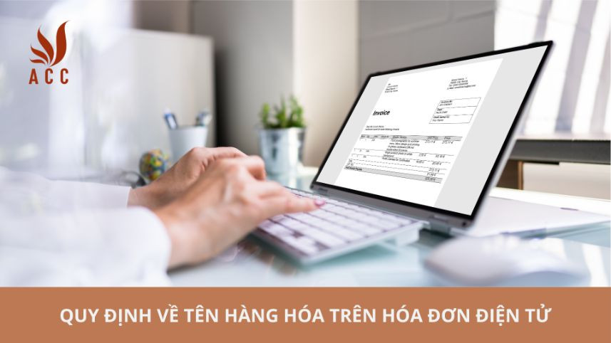 Quy định về tên hàng hóa trên hóa đơn điện tử