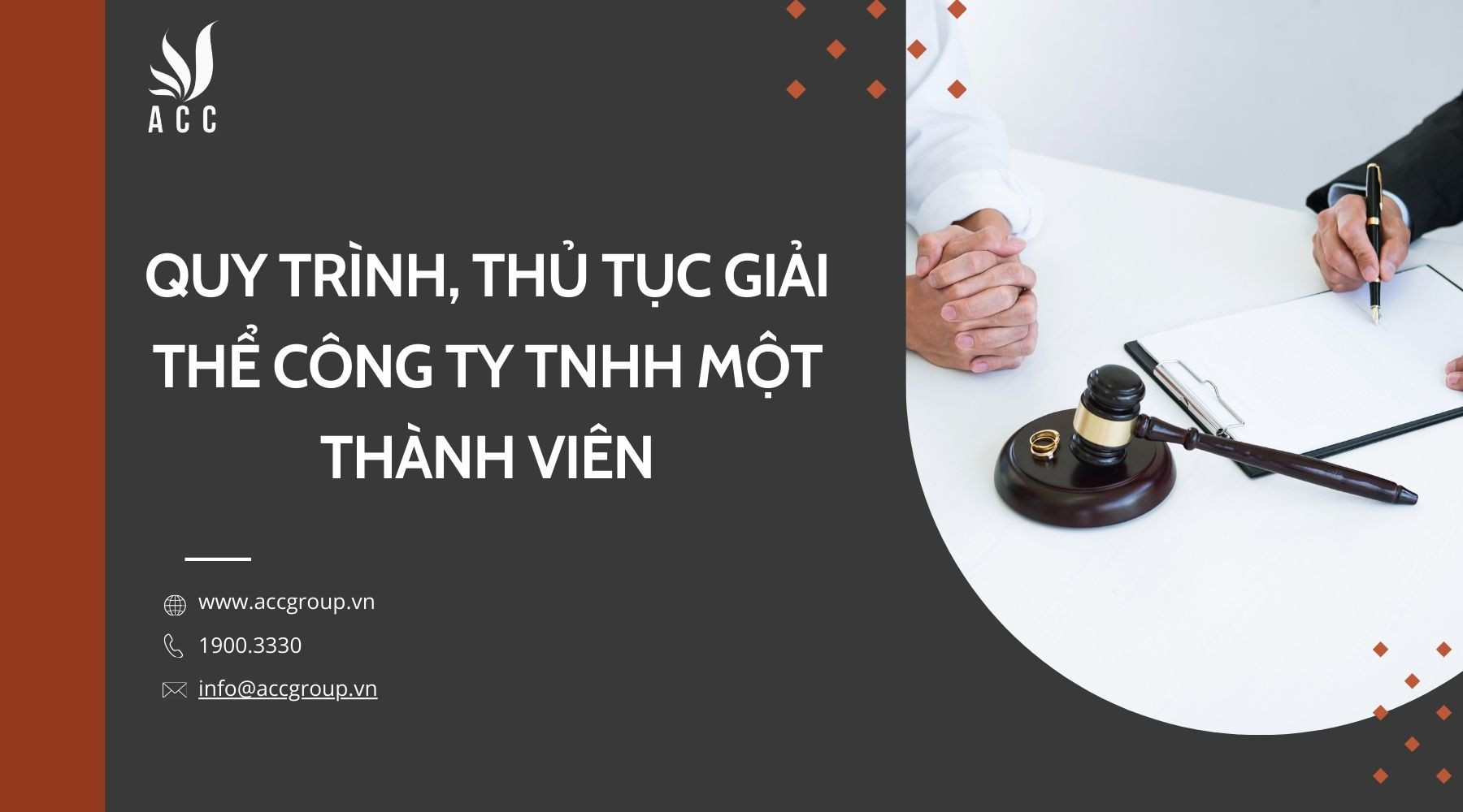 Quy trình, thủ tục giải thể công ty TNHH một thành viên