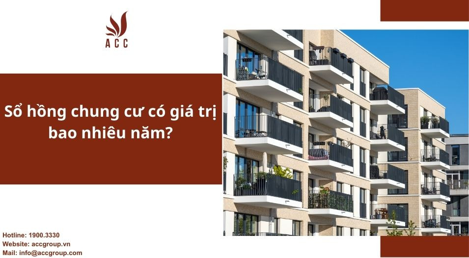 Sổ hồng chung cư có giá trị bao nhiêu năm?