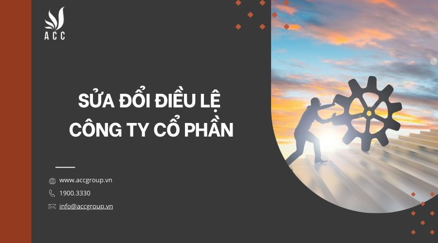 Sửa đổi điều lệ công ty cổ phần