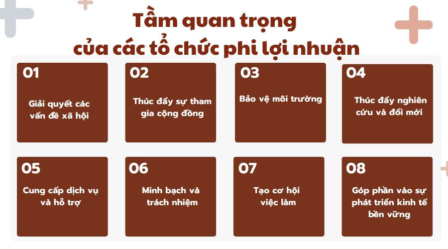 Tầm quan trọng của các tổ chức phi lợi nhuận