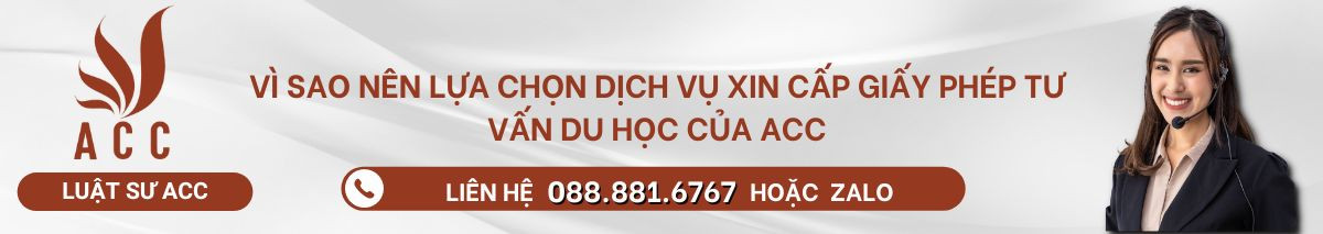 Vì sao nên lựa chọn dịch vụ xin cấp giấy phép tư vấn du học của ACC