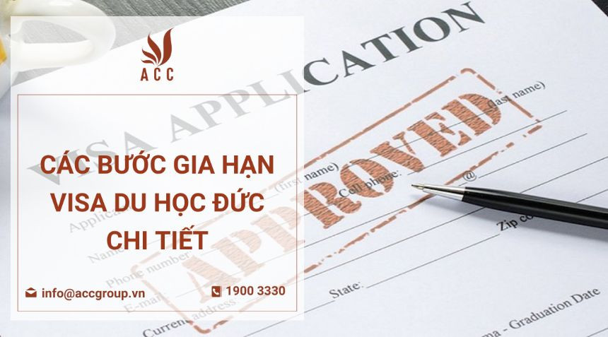 Các bước gia hạn visa du học Đức chi tiết