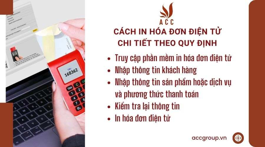  Cách in hóa đơn điện tử chi tiết theo quy định