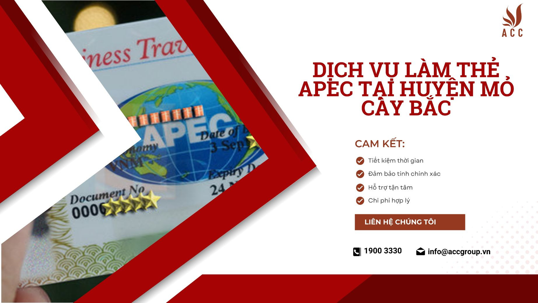Dịch vụ làm thẻ APEC tại Huyện Mỏ Cày Bắc