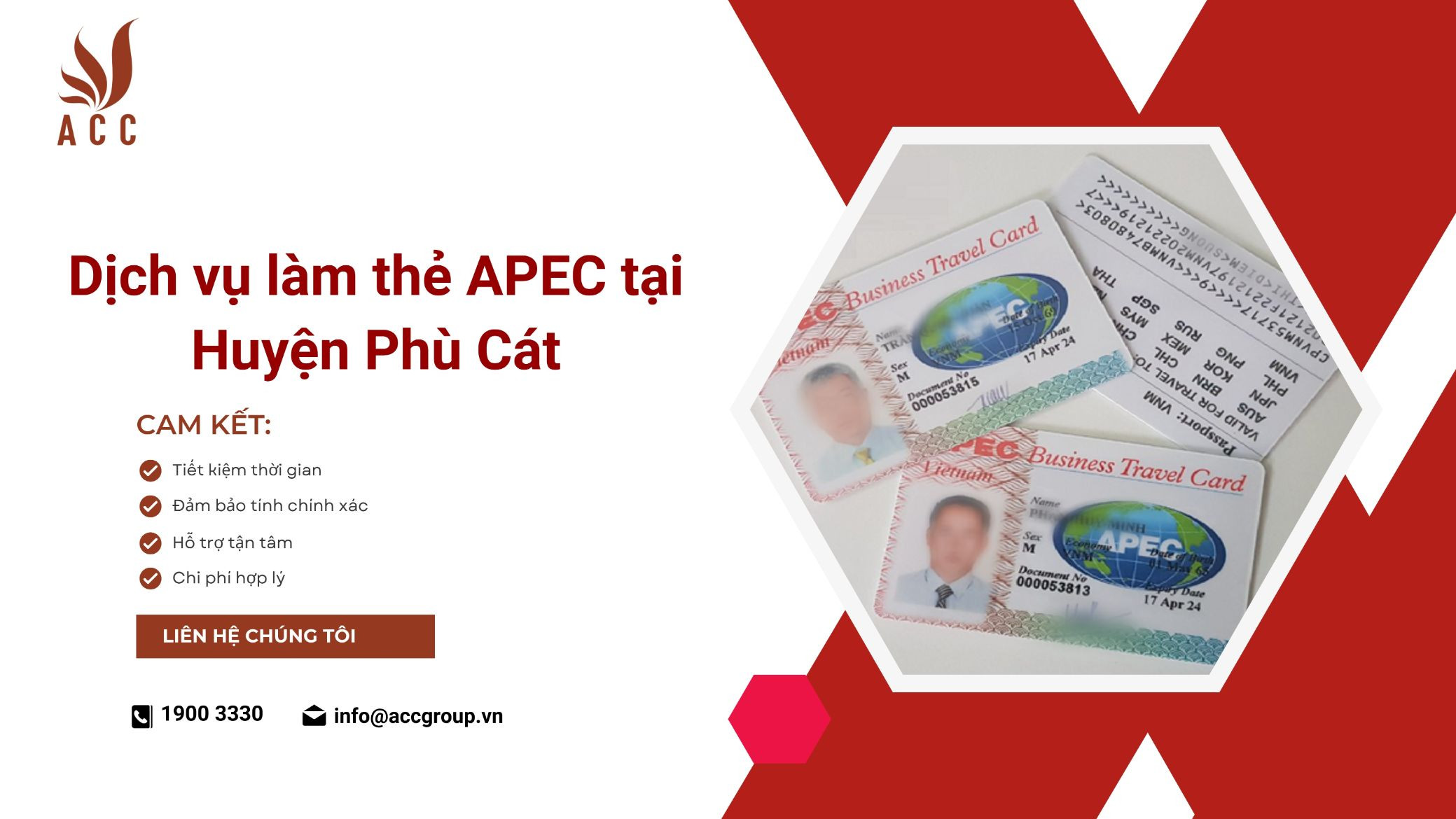 Dịch vụ làm thẻ APEC tại Huyện Phù Cát