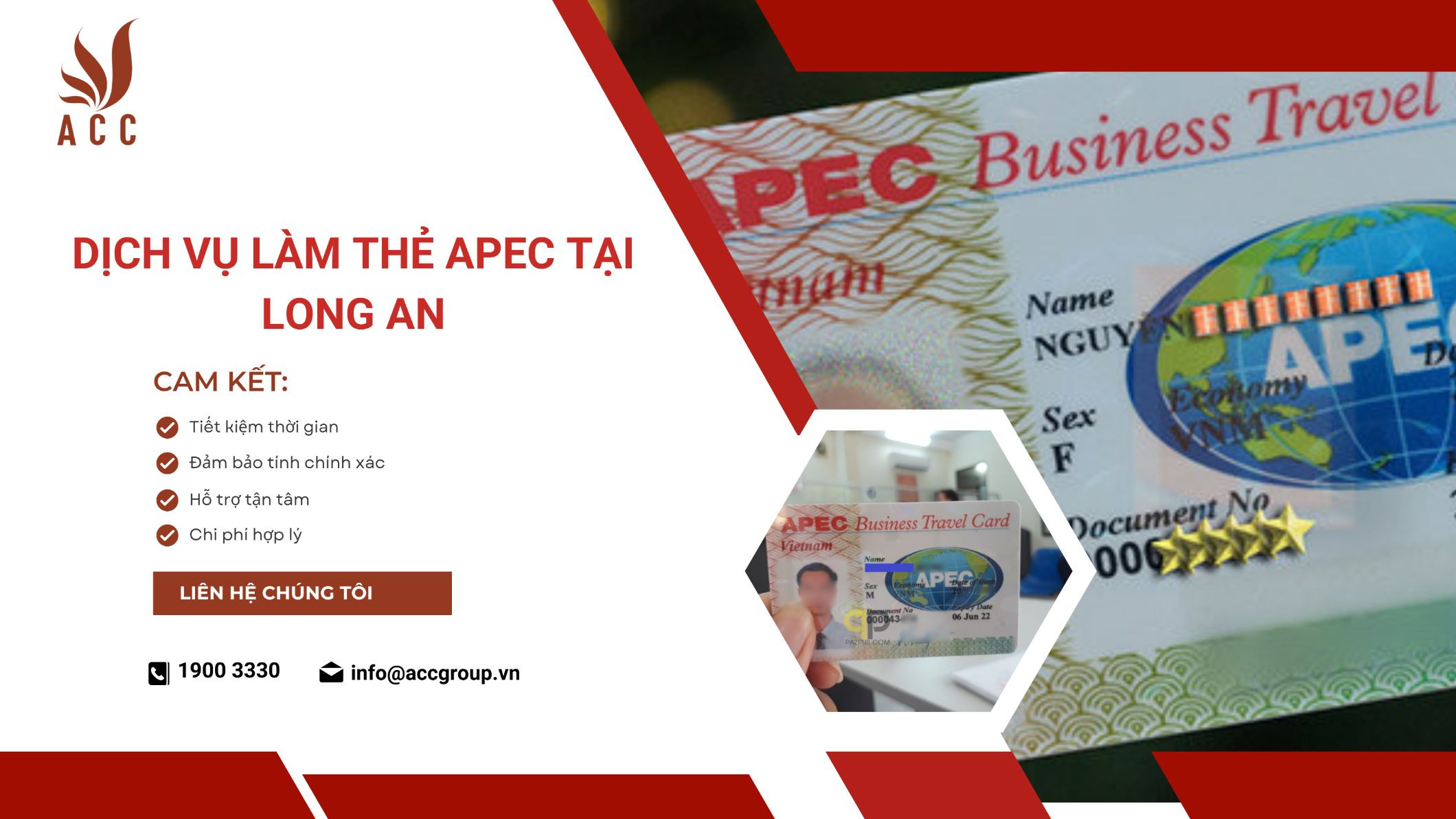 Dịch vụ làm thẻ APEC tại Long An