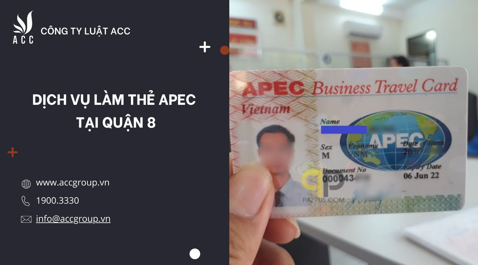 Dịch vụ làm thẻ APEC  tại quận 8