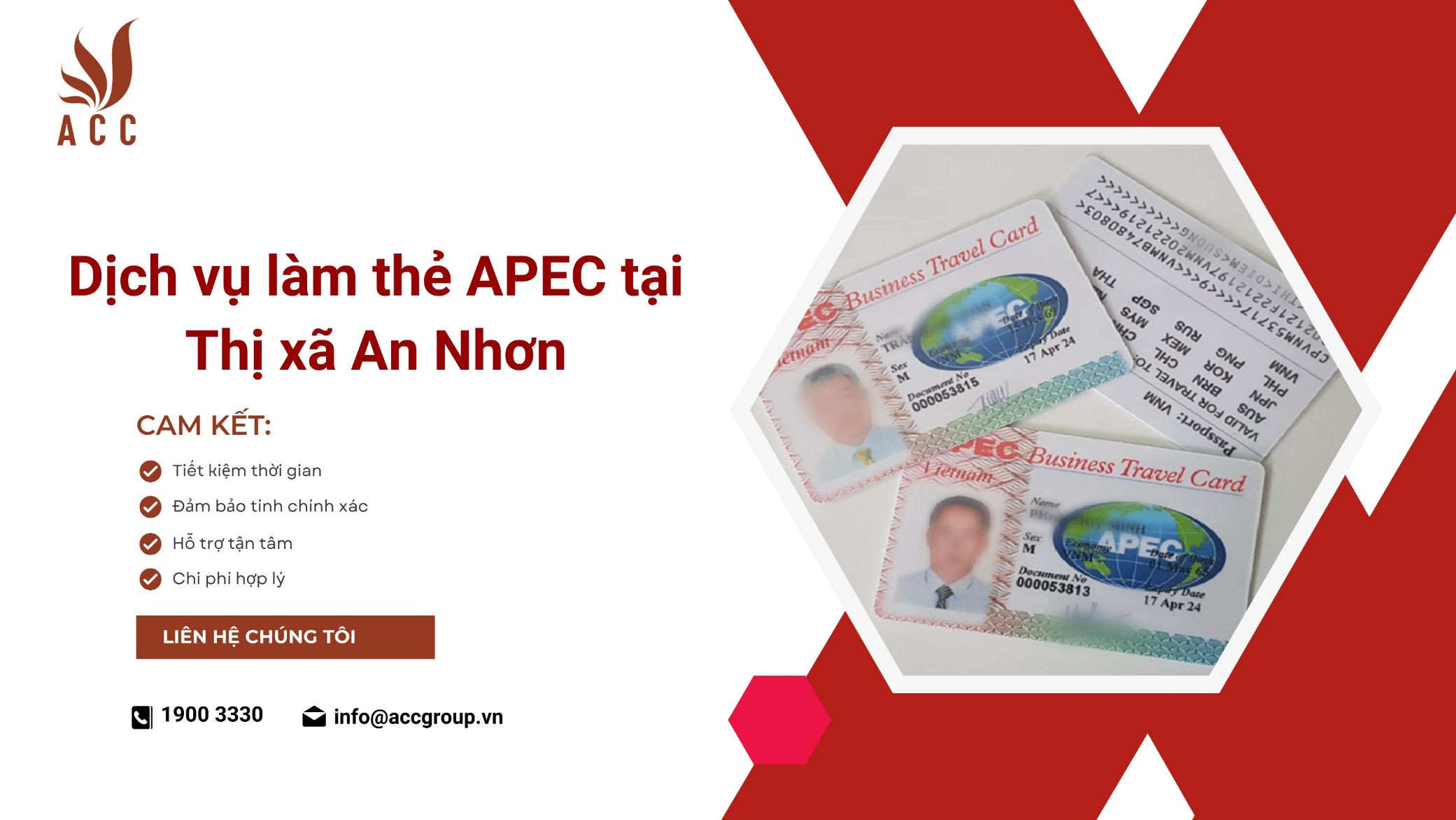 Dịch vụ làm thẻ APEC tại Thị xã An Nhơn
