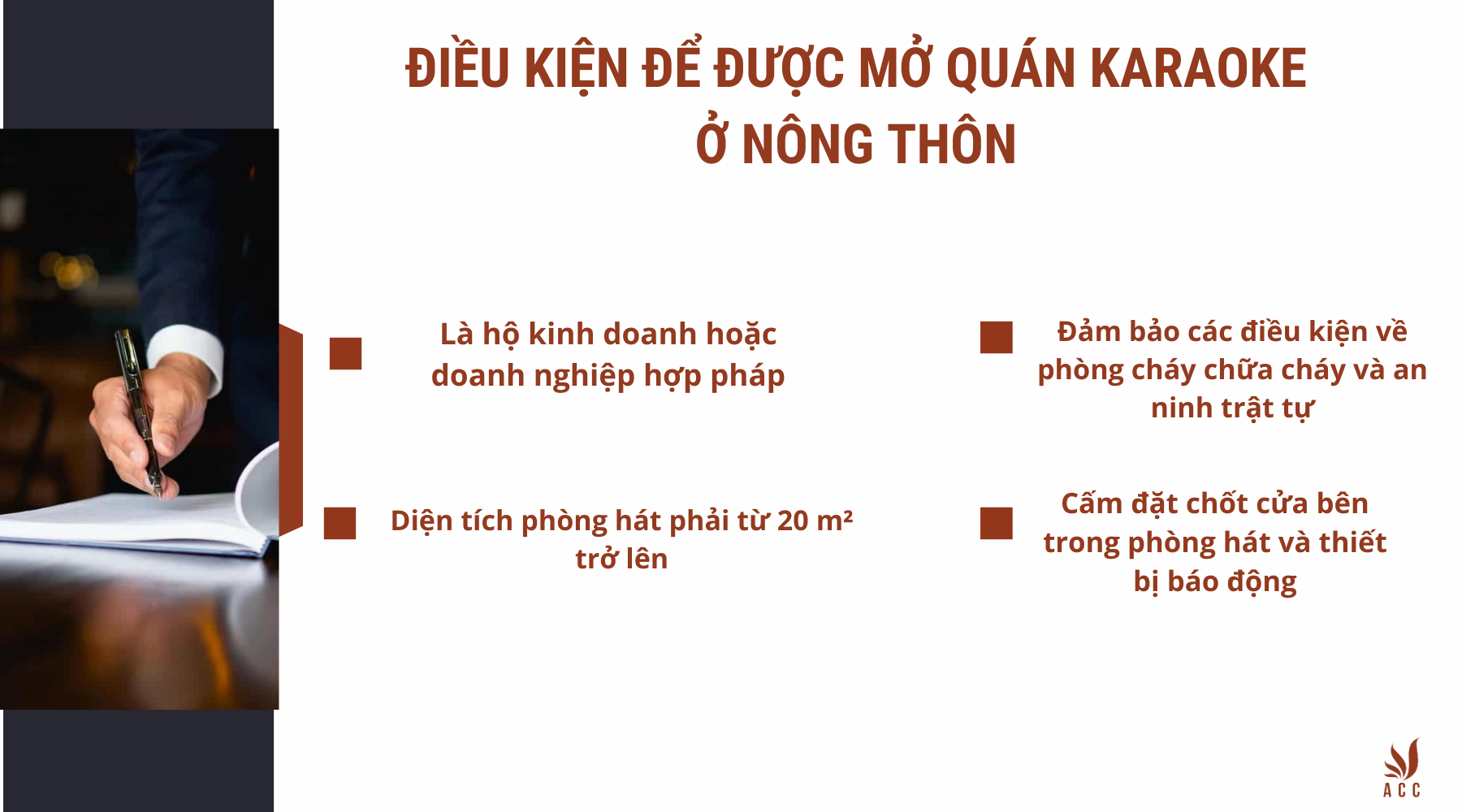 Mở quán karaoke ở nông thôn cần đảm bảo điều kiện gì?