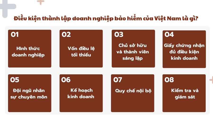 Điều kiện thành lập doanh nghiệp bảo hiểm của Việt Nam là gì? 