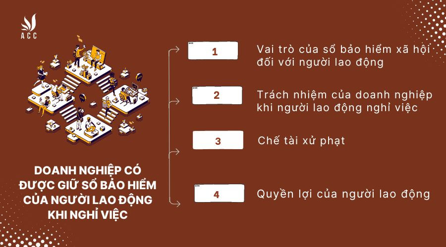 Doanh nghiệp có được giữ sổ bảo hiểm của người lao động khi nghỉ việc