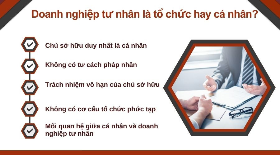Doanh nghiệp tư nhân là tổ chức hay cá nhân?