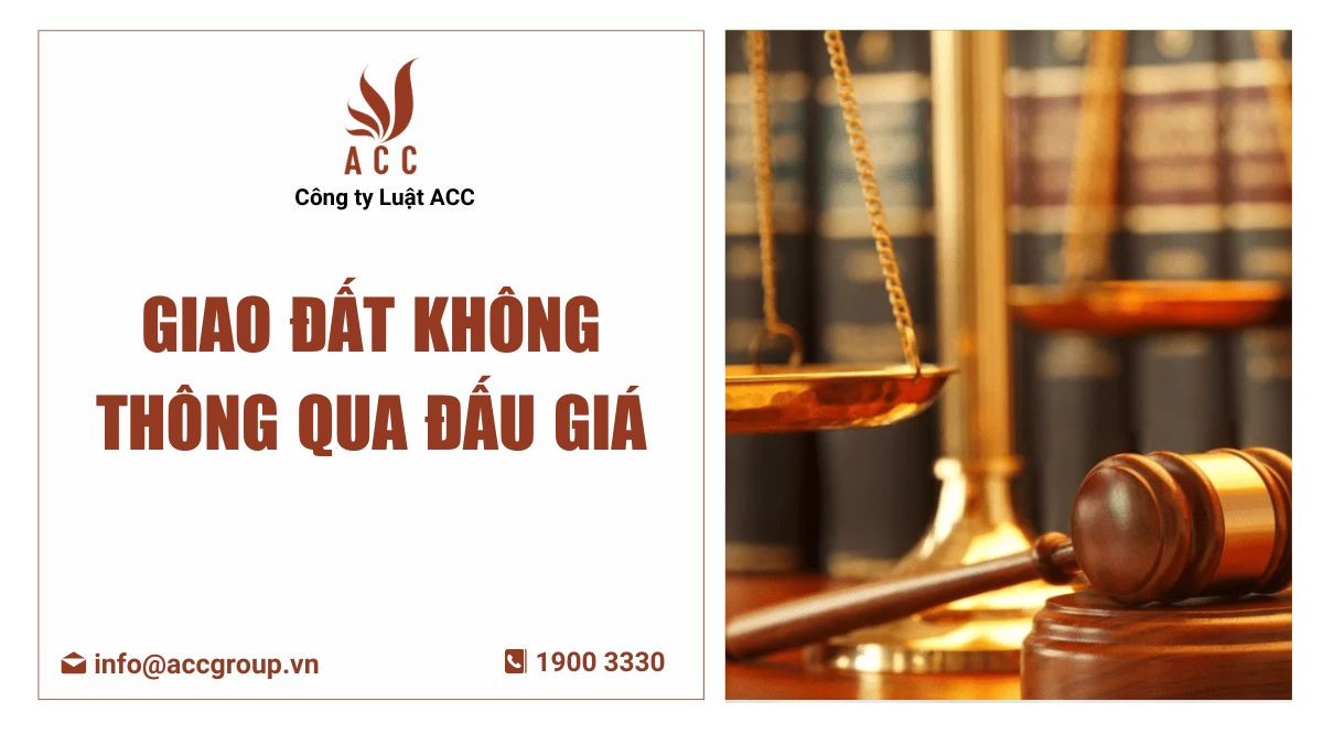 Giao đất không thông qua đấu giá