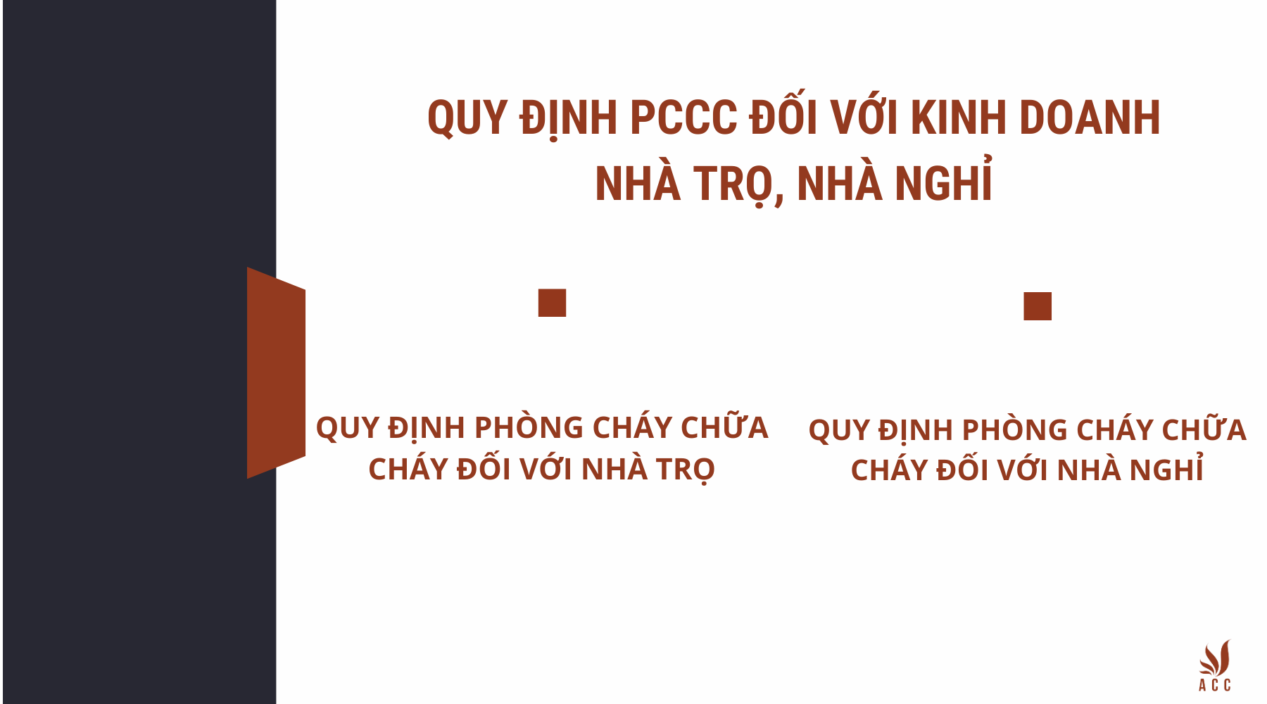 Quy định về phòng cháy chữa cháy khi kinh doanh nhà trọ, nhà nghỉ