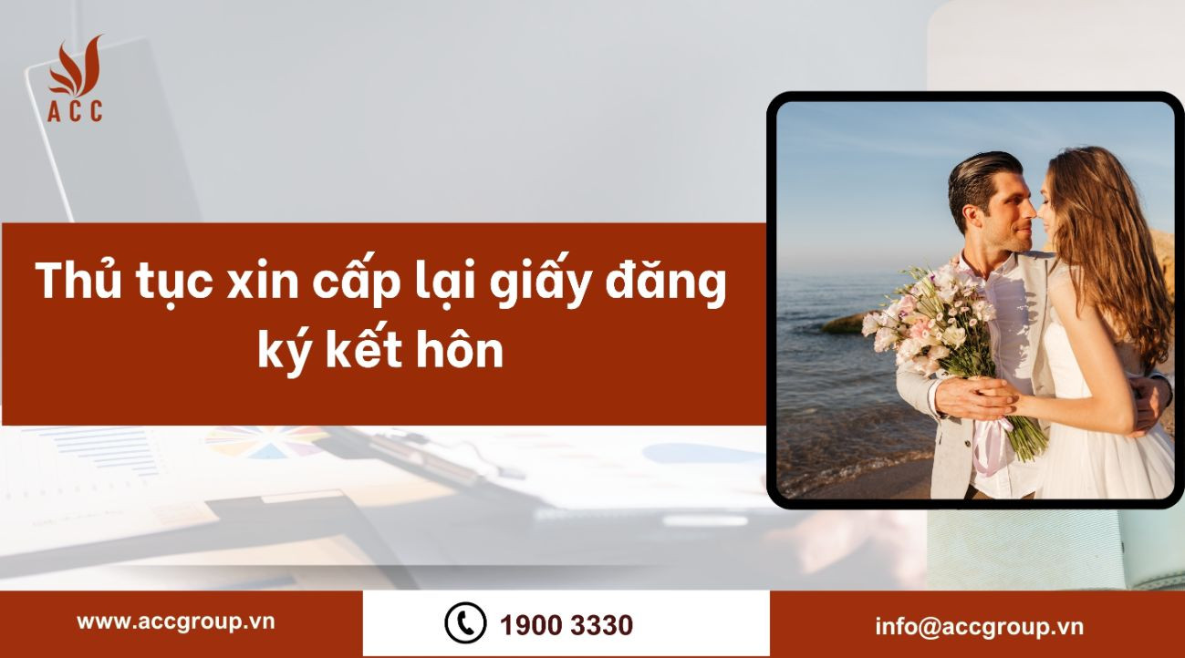 Thủ tục xin cấp lại giấy đăng ký kết hôn