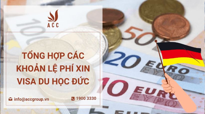 Tổng hợp các khoản lệ phí xin visa du học Đức