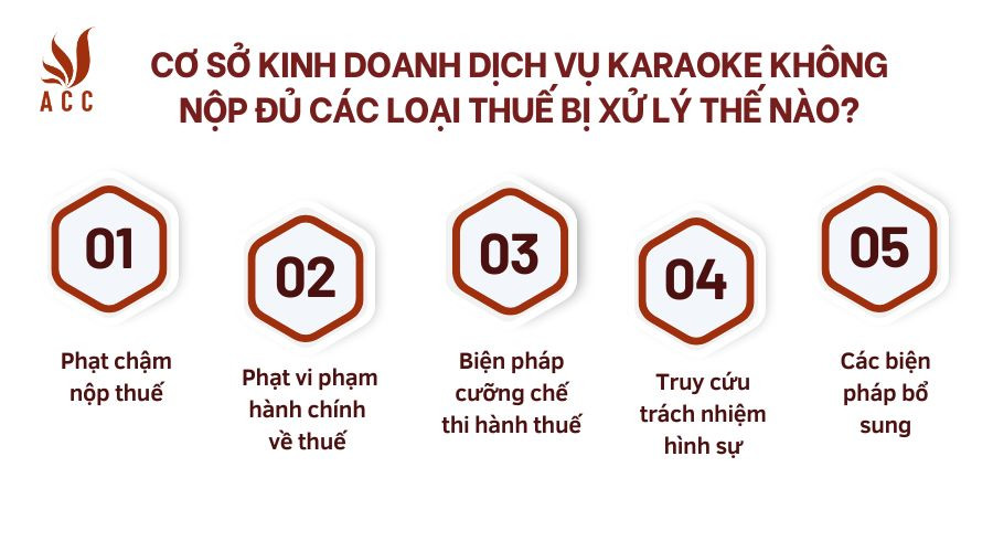 Cơ sở kinh doanh dịch vụ karaoke không nộp đủ các loại thuế bị xử lý thế nào?