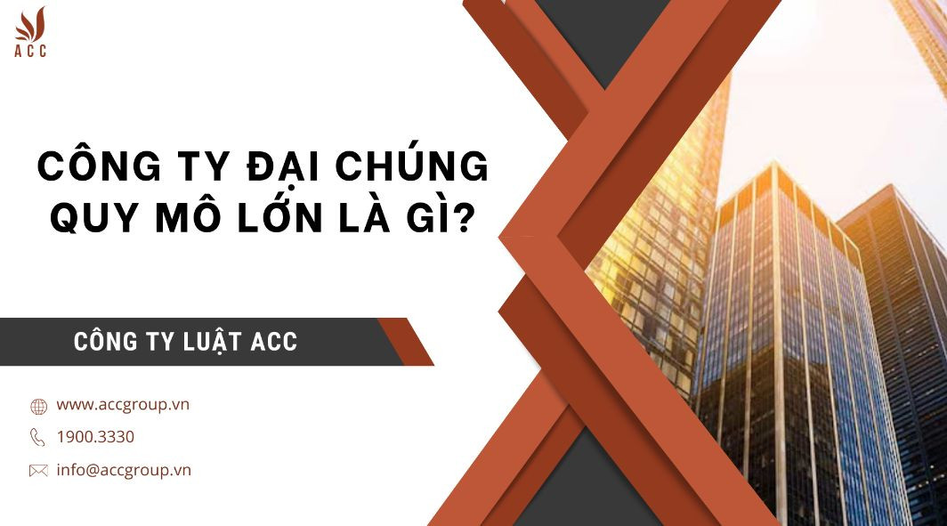 Công ty đại chúng quy mô lớn là gì?