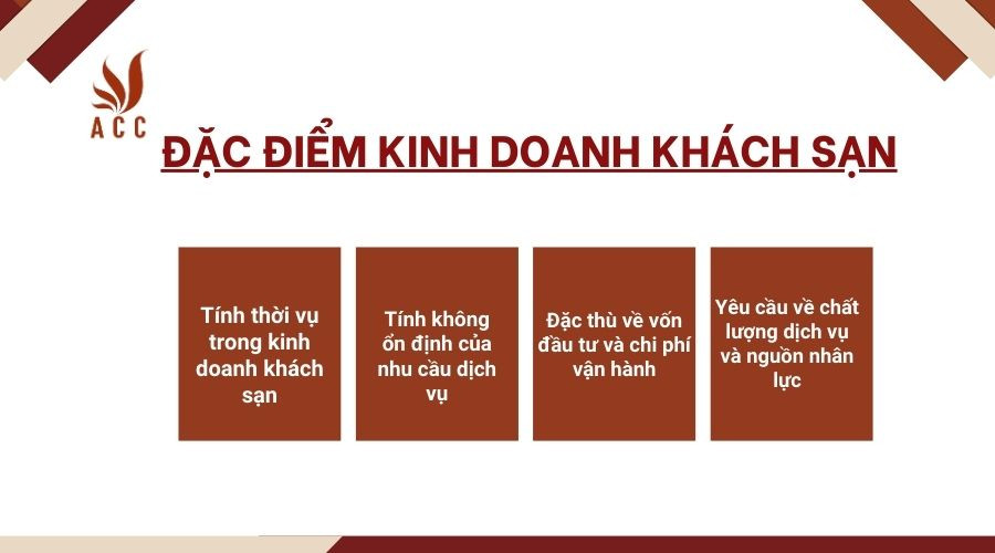 Đặc điểm kinh doanh khách sạn