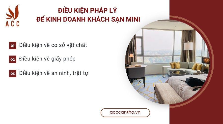 Điều kiện pháp lý để kinh doanh khách sạn mini