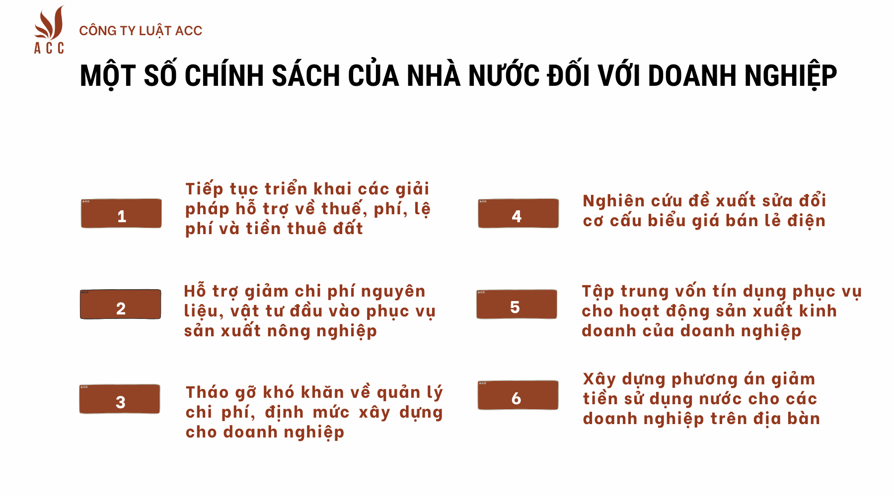 Một số chính sách của Nhà nước đối với doanh nghiệp hiện nay