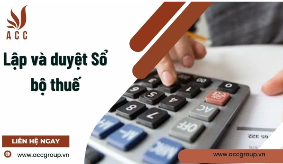 Lập và duyệt Sổ bộ thuế