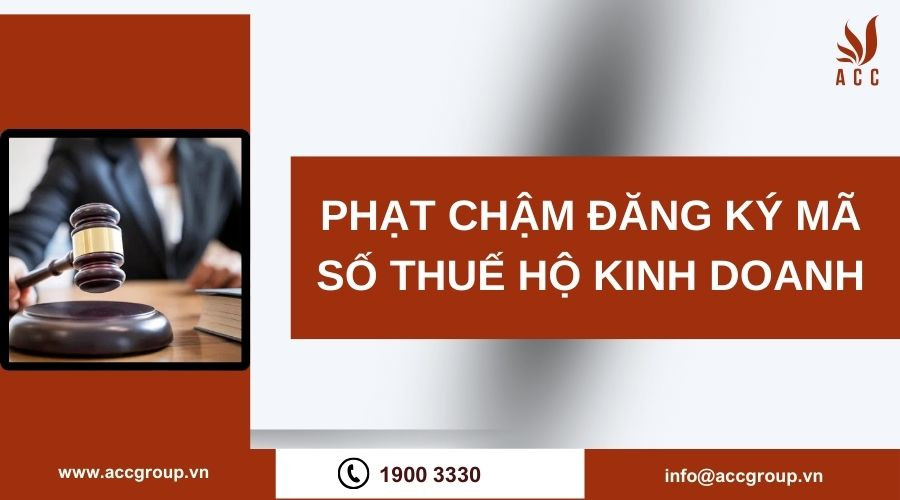 Phạt chậm đăng ký mã số thuế hộ kinh doanh