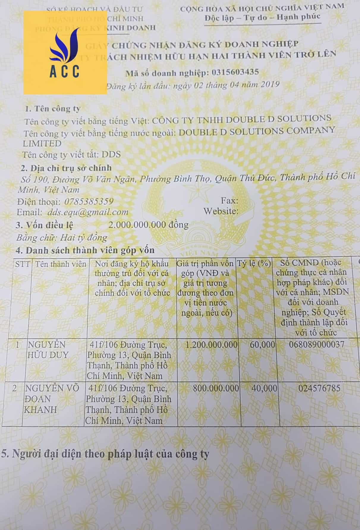 Giấy phép kinh doanh công ty phần mềm