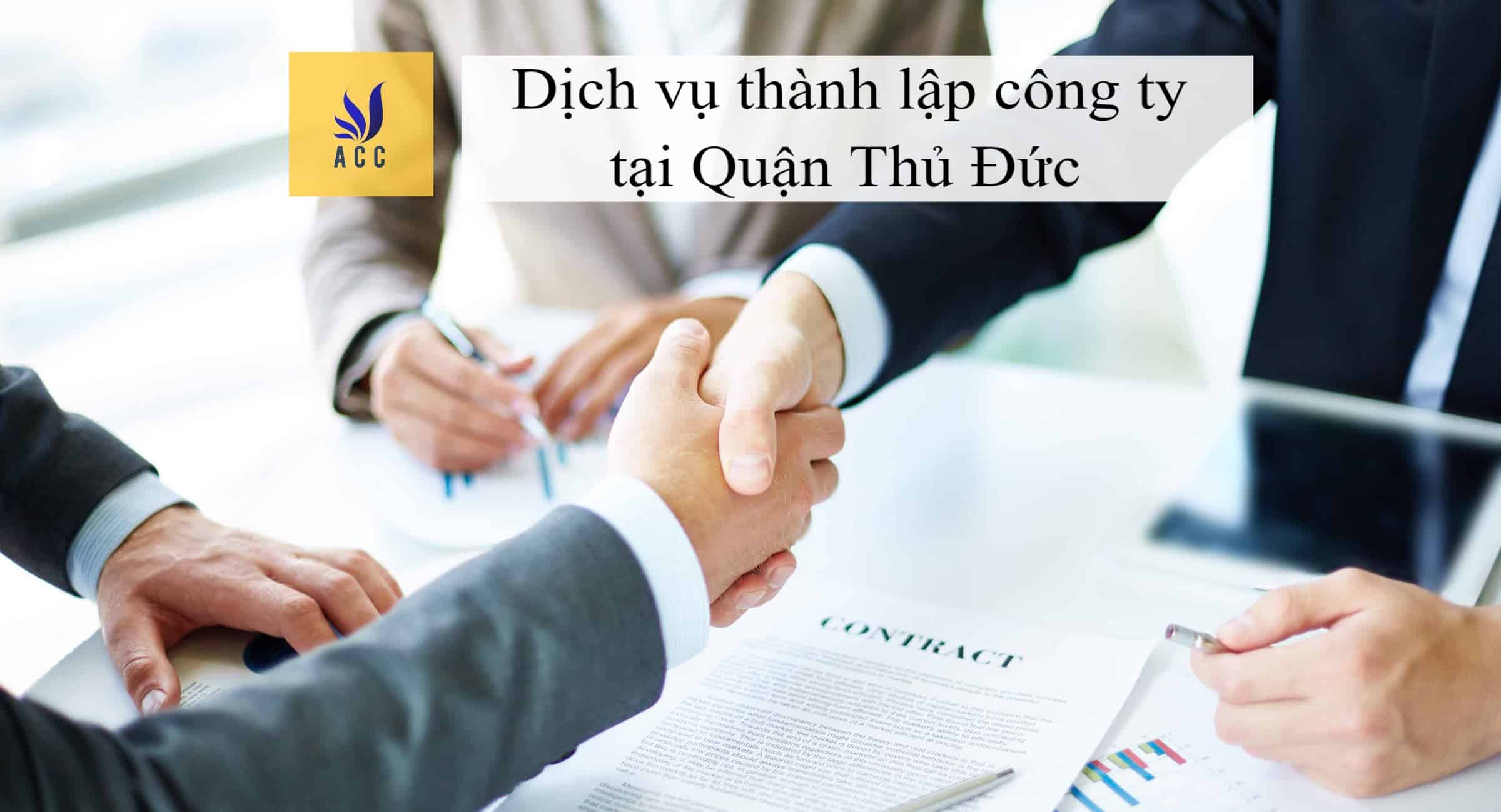 Dịch vụ thành lập công ty tại Quận Thủ Đức
