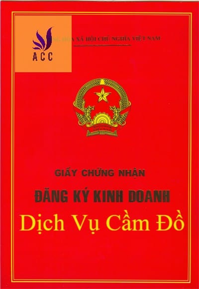 Mẫu giấy phép kinh doanh dịch vụ cầm đồ